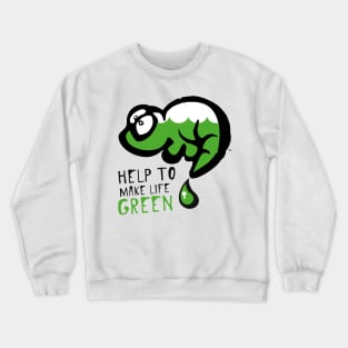 Help To Make It Eco Friendly Crewneck Sweatshirt